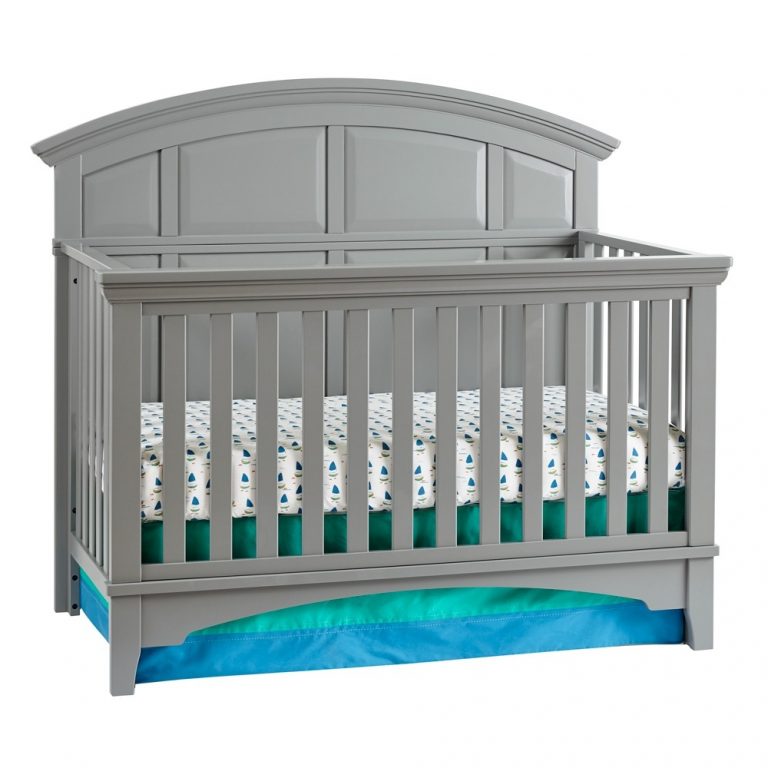 Brooklyn Convertible Crib Gray Baby Crib Nursery Furniture