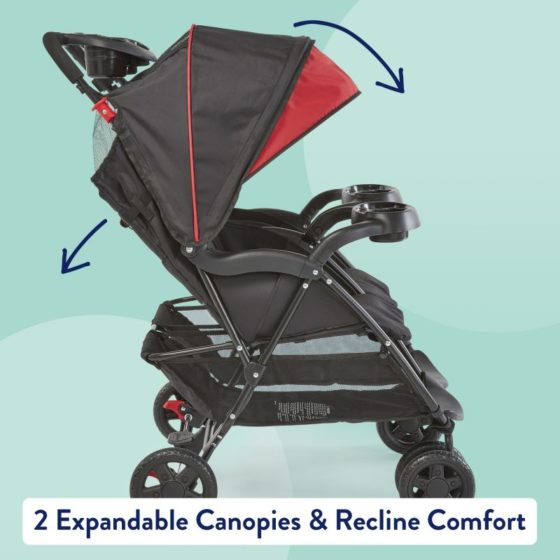 Double stroller with reclining seats hotsell