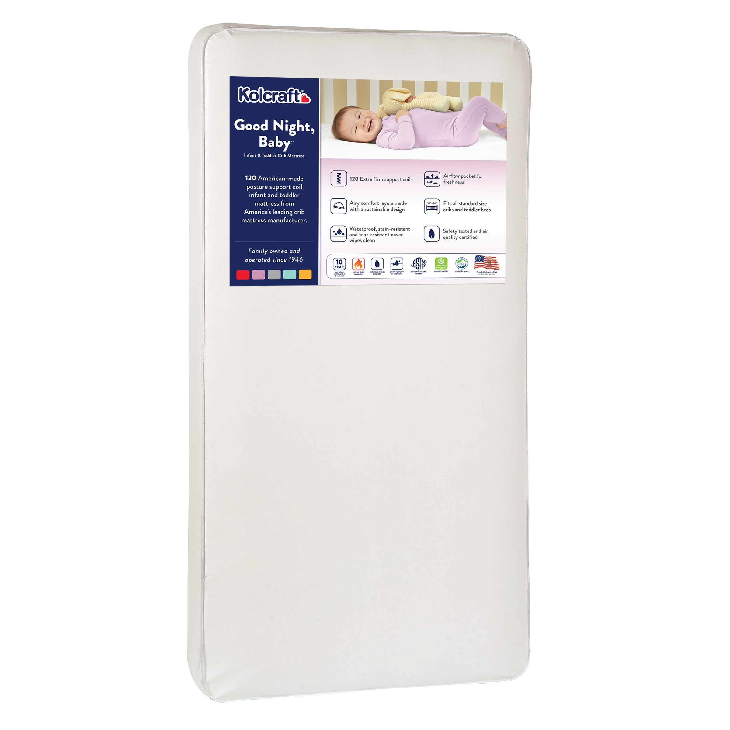 Kolcraft baby dri crib mattress deals