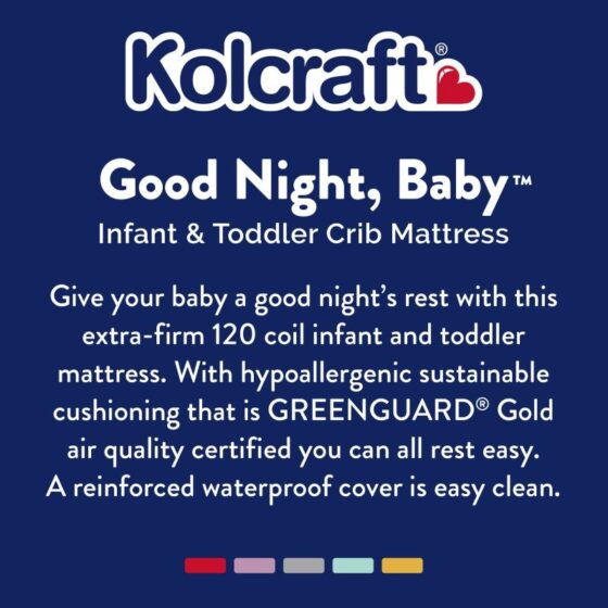 Kolcraft Good Night Baby Crib Mattress Newborn Mattress