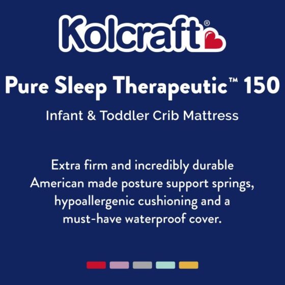 Pure Sleep Therapeutic 150 Crib Mattress Baby Crib Mattress Kolcraft