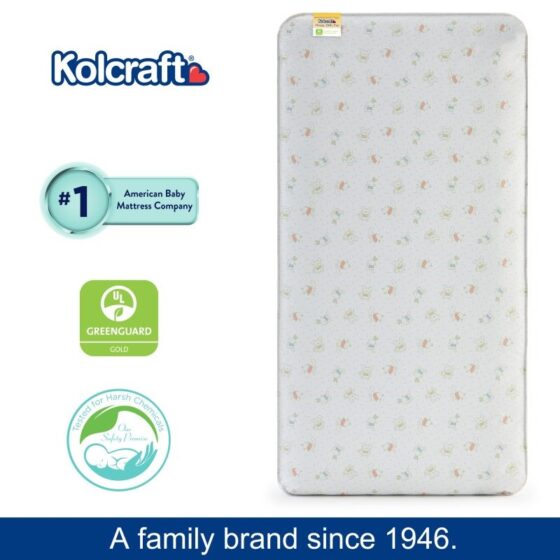 Kolcraft Sleepy Little One Crib and Toddler Mattress