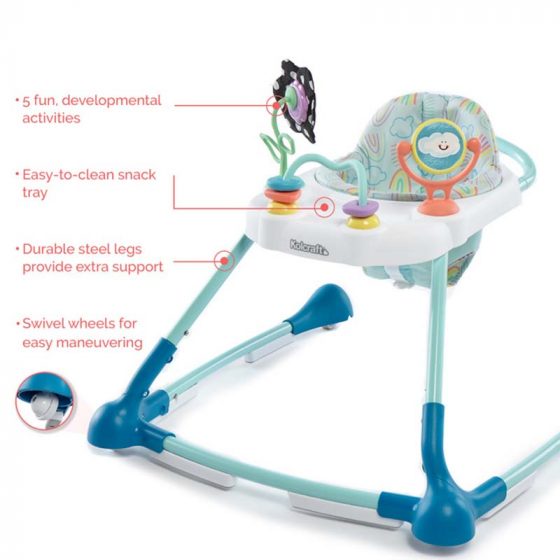 Kolcraft Tiny Steps Too 2 in 1 Walker Baby Walker Kolcraft