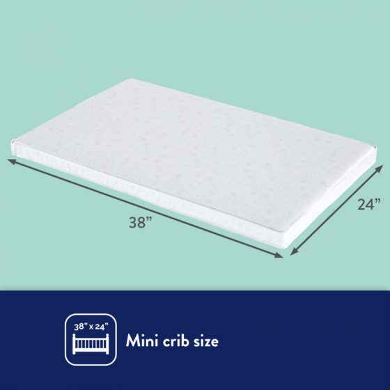 2 inch mini crib mattress best sale